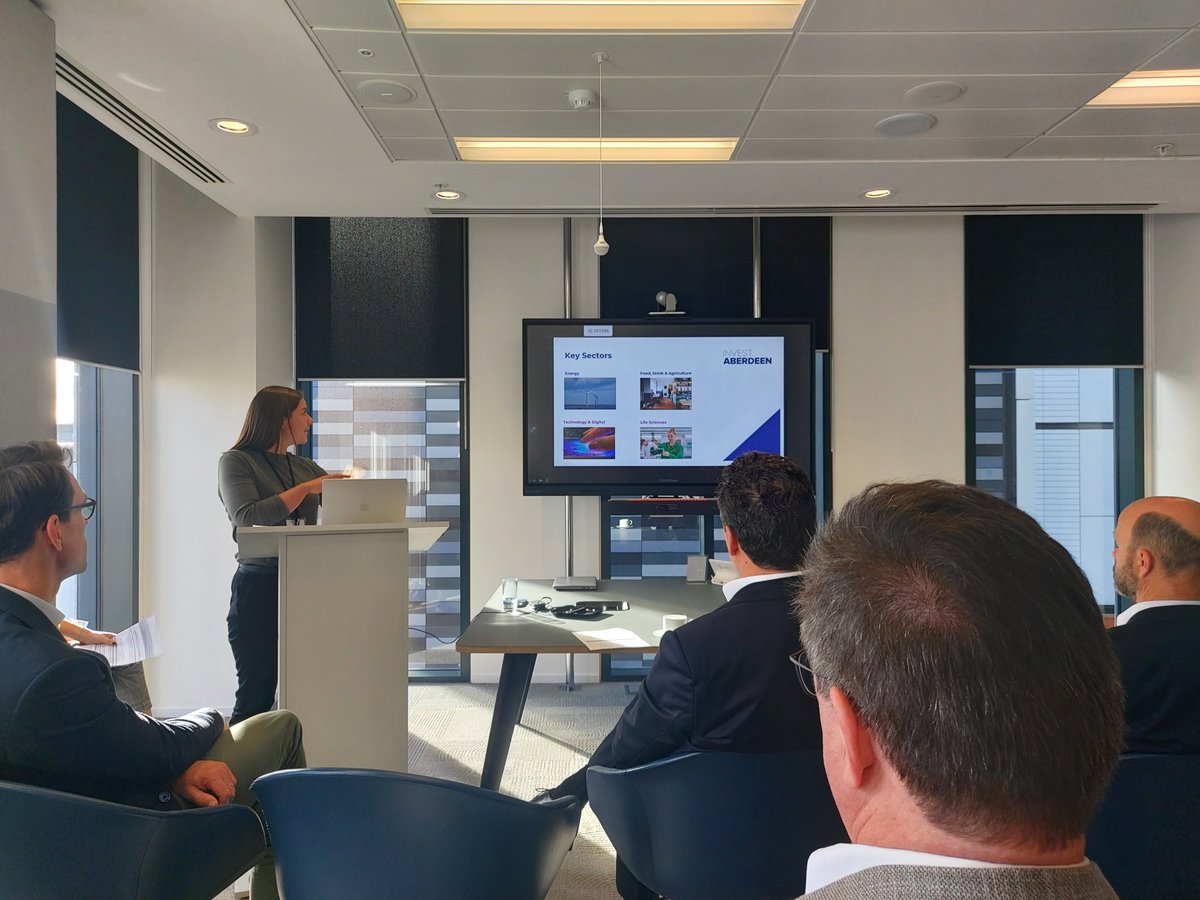 Today our team presented to a delegation from NRW Global Business and the regional Hydrogen Office H2 NRW of NRW.Energy4Climate. 
A chance for us to discuss and share key interests around energy investments, hydrogen &amp; carbon management between Scotland and Germany #InvestABDN