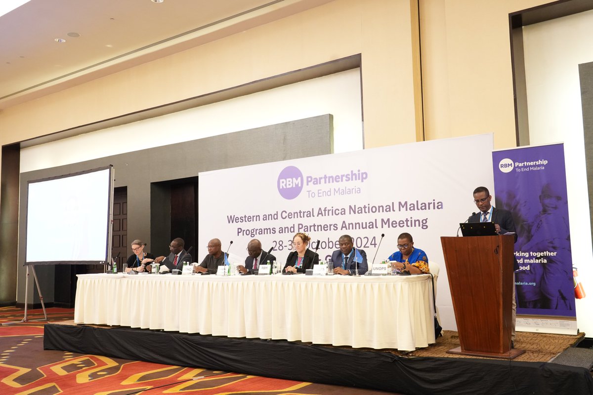 UNOPS_Ghana's tweet photo. The annual meeting of the RBM Partnership to @endmalaria is an occasion to reaffirm our commitment to malaria elimination on the continent through project management, infrastructure, and procurement services in support of partner countries' National Malaria Elimination Programs. https://t.co/iuIShDGPIu