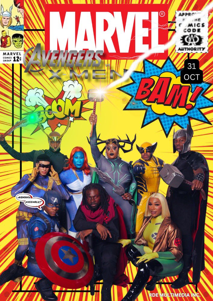 TsMadisonatl1's tweet photo. 🗣️Category is…… COMIC BOOK COVER REALNESS‼️‼️

This how our photo shoot magic turned out!!!! Like a Stan lee comic Book

Again if you want this money 💴 from the Halloween party on Oct 31 (Link in bio) 
You Gots to Beat US‼️

Yall get your tickets 🎫  https://t.co/7LlljtAucs https://t.co/YYmHlMd8u0