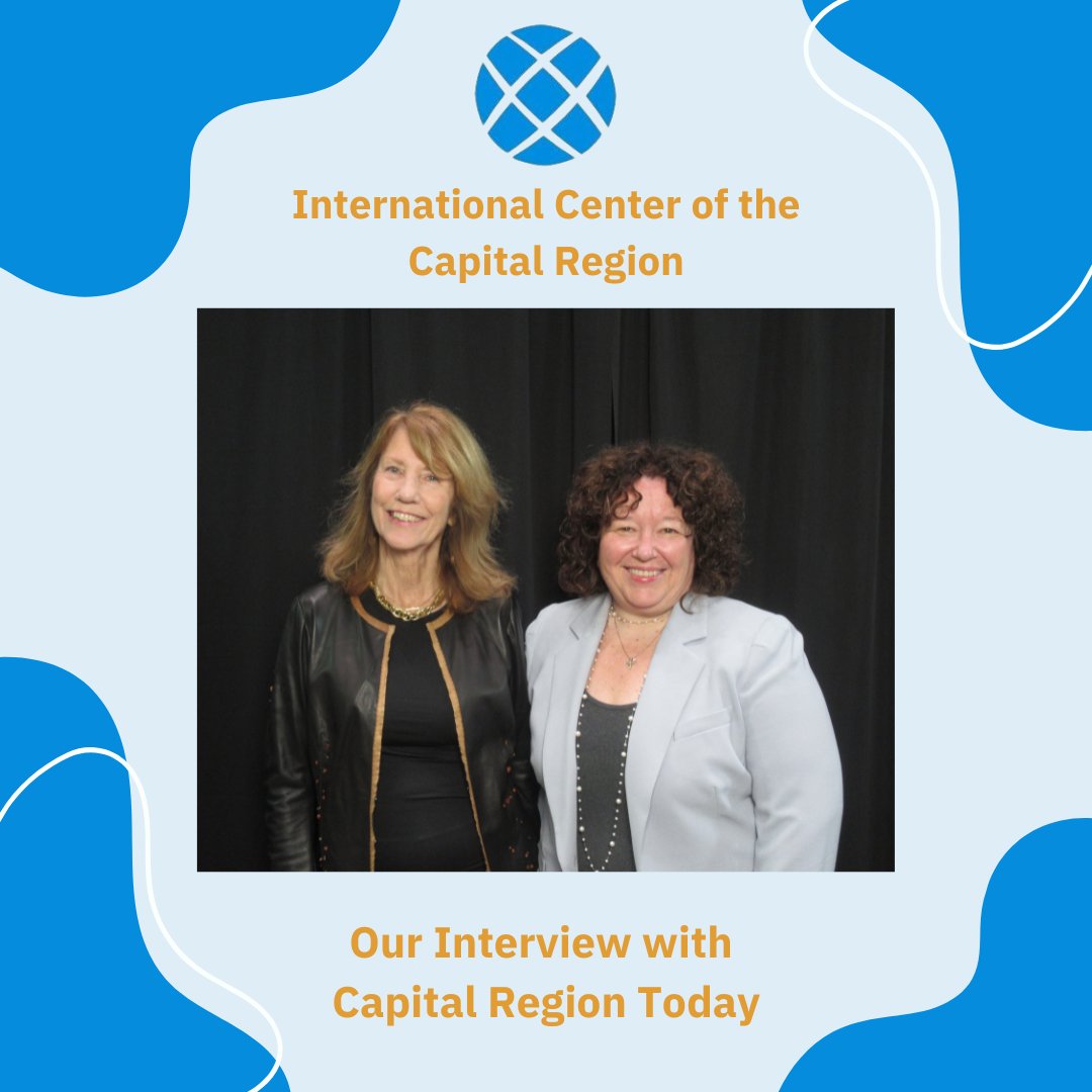 Tune in to Capital Region Today with host and producer Ann Parillo speaking with guests Christine Guerin, MIR, and Beth Wales, MS, APR, from the International Center of the Capital Region as they share exciting upcoming events! Watch: bit.ly/40lLOr2