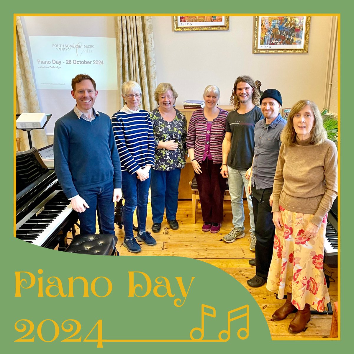 JDelbridgeMusic's tweet photo. It was a joy to spend the day working with eight pianists on Saturday at the South Somerset Music Centre Piano Day! At one point we had everyone improvising together on three different instruments!  Do keep an eye on https://t.co/JJA49Yqm1n for details of future workshops! https://t.co/TDoeQcVQzu