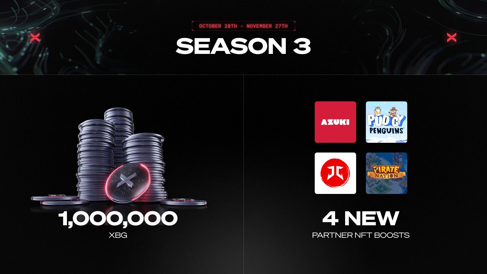 XBorg Season 3: $XBG Reward Program Live