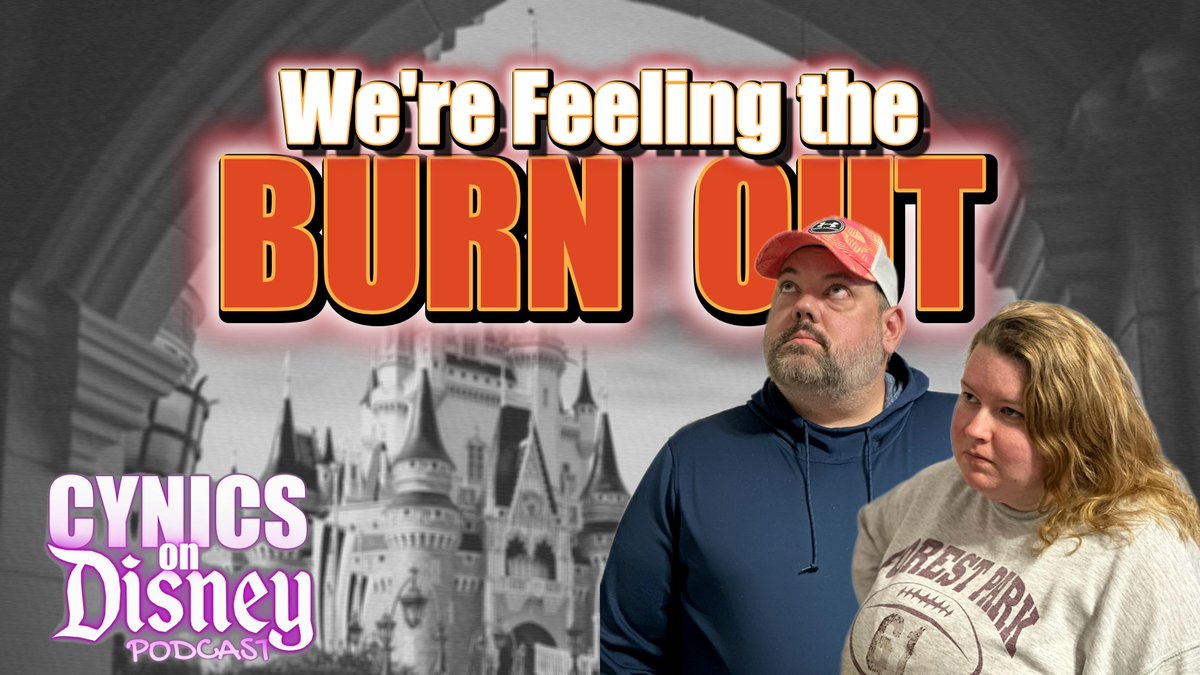 Bobby and Amanda discuss changes to thier Disney habits and what thay means for the #CODP show.
👉youtu.be/r3cRIoUA1mw?si… 

#burnout #wdw #notclub33