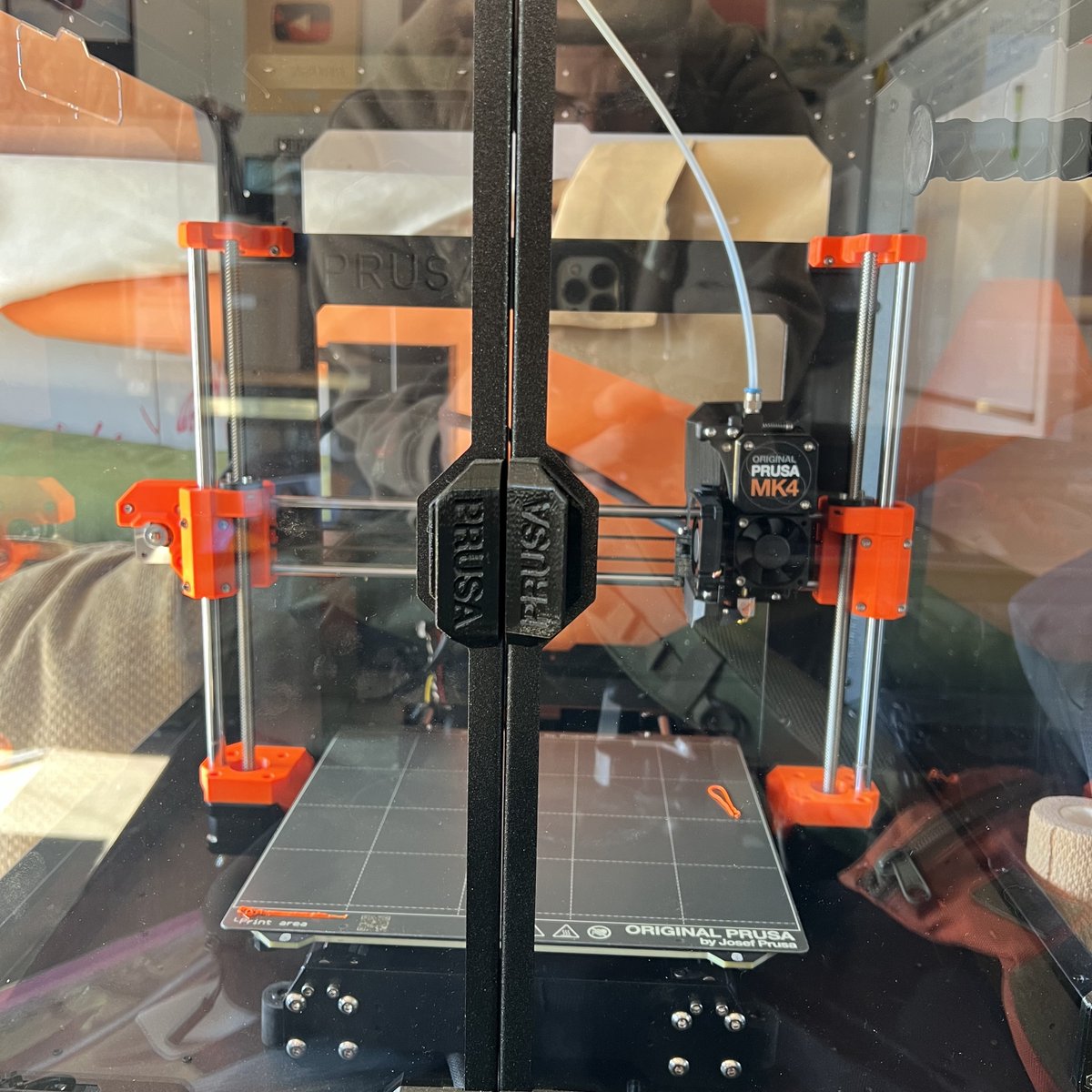 ZacharyJFowler's tweet photo. The best part about my Prusa 3D printers is that I have 2 of them😂 when one is in use and I have a new idea I can move from my XL to the MK4 and double my effectiveness! #3dprinter #3dprinitng #prusa #ad https://t.co/0JxuLP6MVa