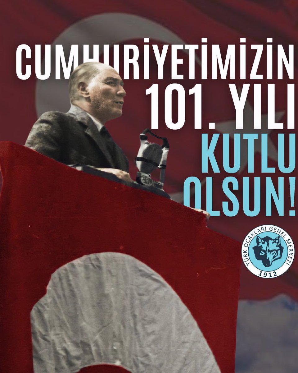 Cumhuriyetimizin 101. Yılı Kutlu Olsun! 🇹🇷
