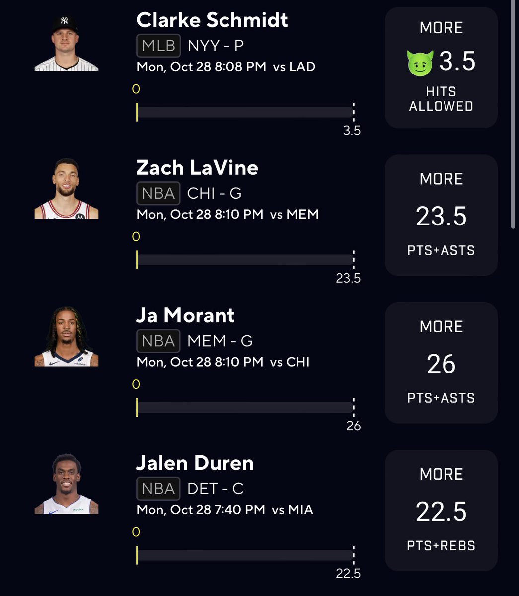 BreadmakerBets's tweet image. NBA x NFL 9x, no prizepicks discounts to screw us over this time 🤞 

#NBA #MLB #POTD #PrizePicks