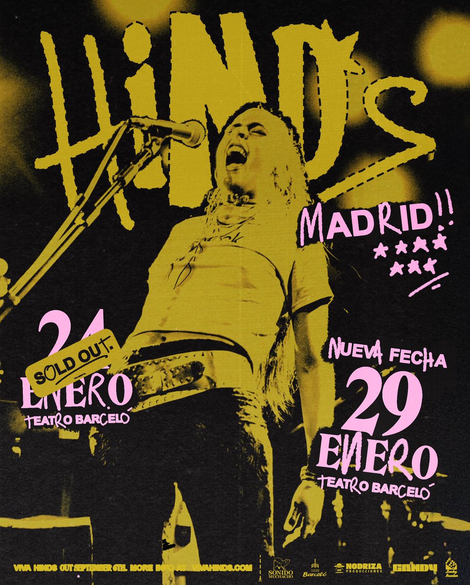 MAAAAaAaAAAaaADRiiIiIIiiiIiDD !!!!!!!!!!!!!!!!!!!!!!!!! NUEVA FECHA OTRA OPORTUNIDAD ESTA NO LA PIERDAS ENTRADAS YA MISMO A LA VENTA NOS VEMOS EN ENERO!!!!!!!!!!! SOLD OUT LA OTRA A 3 MESES JODER,  GRACIAS 🙏🏻

LINK EN STORIES, PÓSTER DE <a href="/albertodsantos/">alberto</a>  Y FOTO DE <a href="/thesadpunk_/">Skylar 🖖🏻</a>