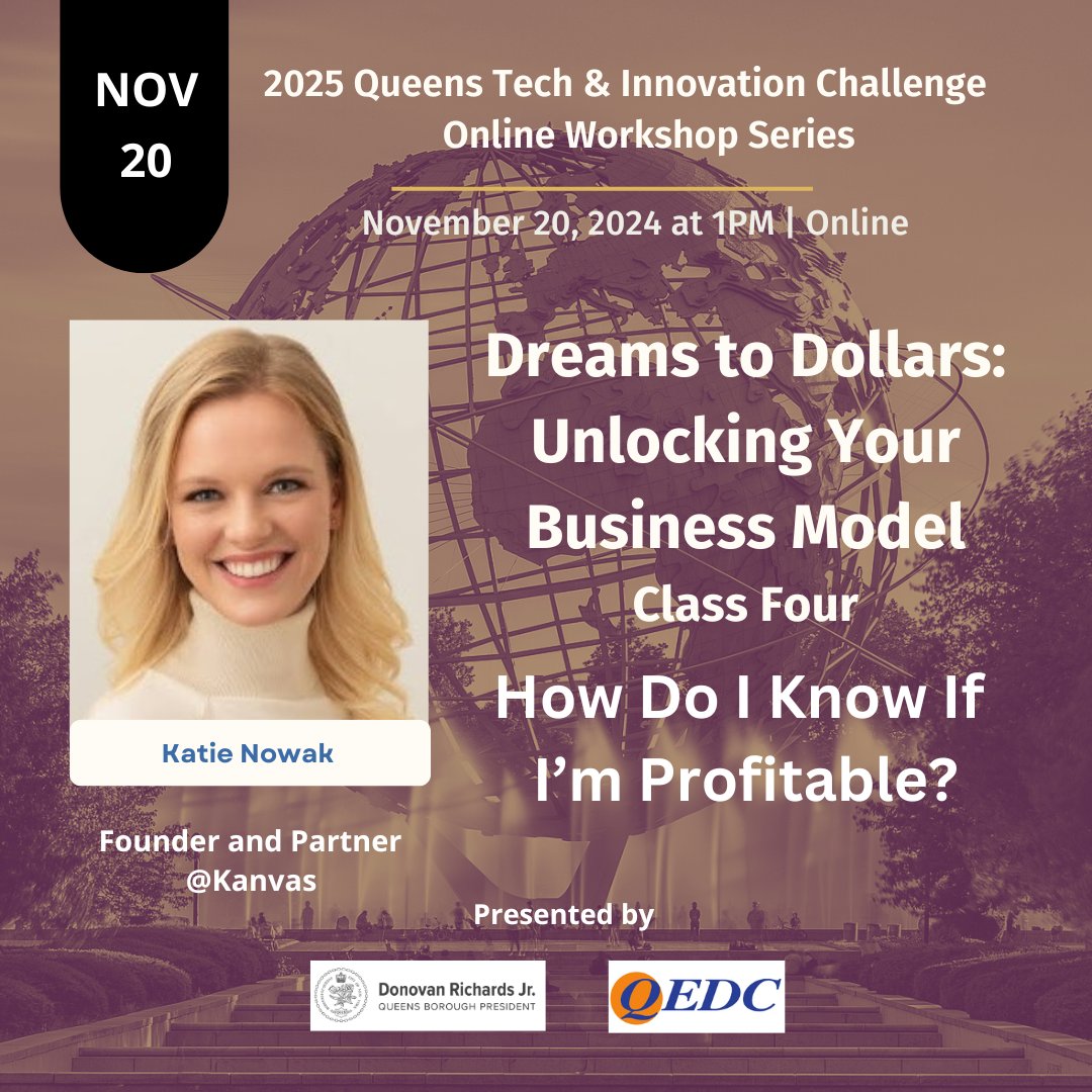 Join us this Thursday 10/31 for the first workshop in this series about unlocking your business model: lu.ma/spjtq9kv