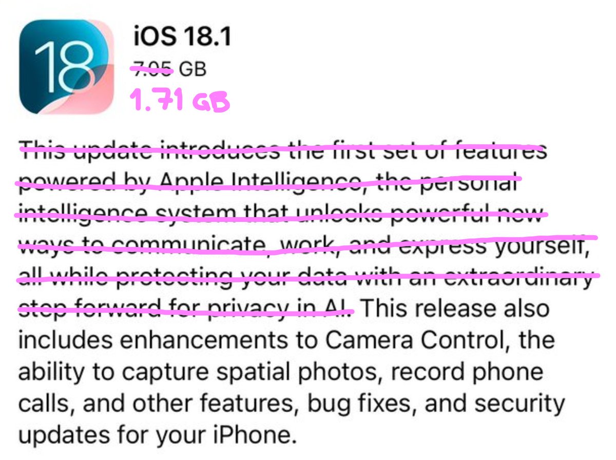 Meanwhile living in the EU.
#AppleIntelligence 😢