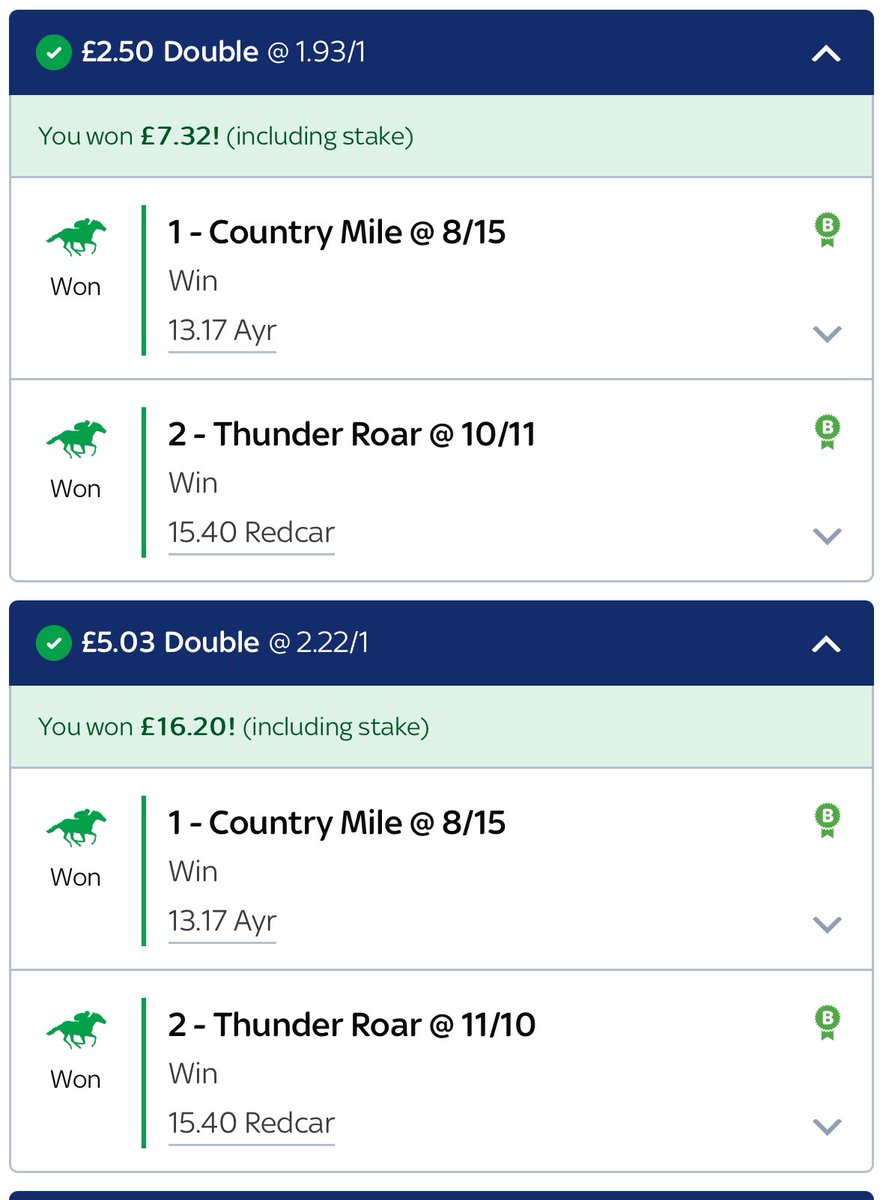 Should have went for the 4 fold.