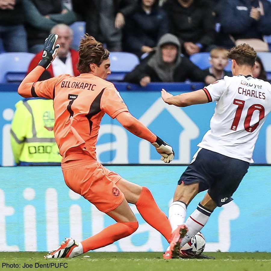 NathanAlbon's tweet photo. #pufc | Nicholas Bilokapic at Bolton:

10 saves (3.11 goals prevented)
7 clearances
3 accurate long balls
2 successful runs out to win ball
1 high claim catching a cross
1 tackle
1 penalty save

Shot stopper. 🧤 https://t.co/gkifU453XA