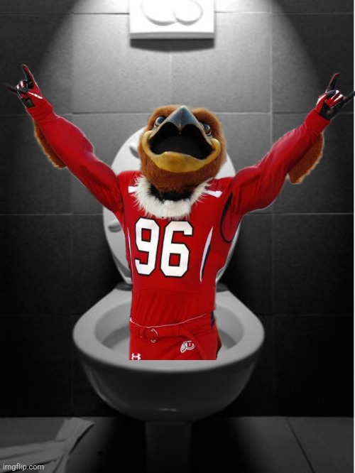wafflehouserfc's tweet photo. 🚨Braking🚨

Utah mascot Swoop discovered attempting to flush himself down a campus toilet. "We so poo poo" he declared, sobbing. https://t.co/TWD9bvyjY1