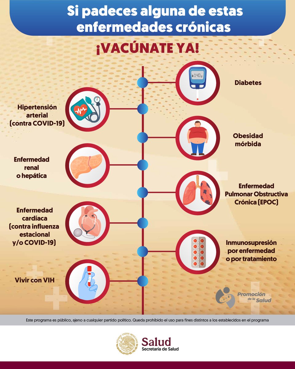 SALUD México (@ssalud_mx) on Twitter photo En esta temporada de frío #Vacúnate 🩺
La Secretaría de Salud, a través de <a href="/SaludSPPS/">Salud SPSBP</a>, te invita a participar en la campaña de vacunación contra #Influenza, #COVID19 y #Neumococo
Por un #InviernoSeguro ¡Vacúnate Ya! En esta temporada de frío #Vacúnate 🩺
La Secretaría de Salud, a través de <a href="/SaludSPPS/">Salud SPSBP</a>, te invita a participar en la campaña de vacunación contra #Influenza, #COVID19 y #Neumococo
Por un #InviernoSeguro ¡Vacúnate Ya!
