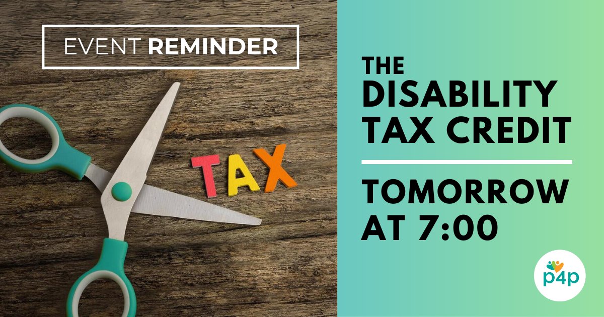The new Disability Tax Credit Webcast airs TOMORROW, October 29th at 7:00 pm! 

Join our panelists, Cynthia Minh from <a href="/DisabAllianceBC/">DisabilityAllianceBC</a> and Dr. Wayne MacLeod from Benefits2 as we discuss everything you need to know about the DTC.

Register here:  bit.ly/3T71wBT