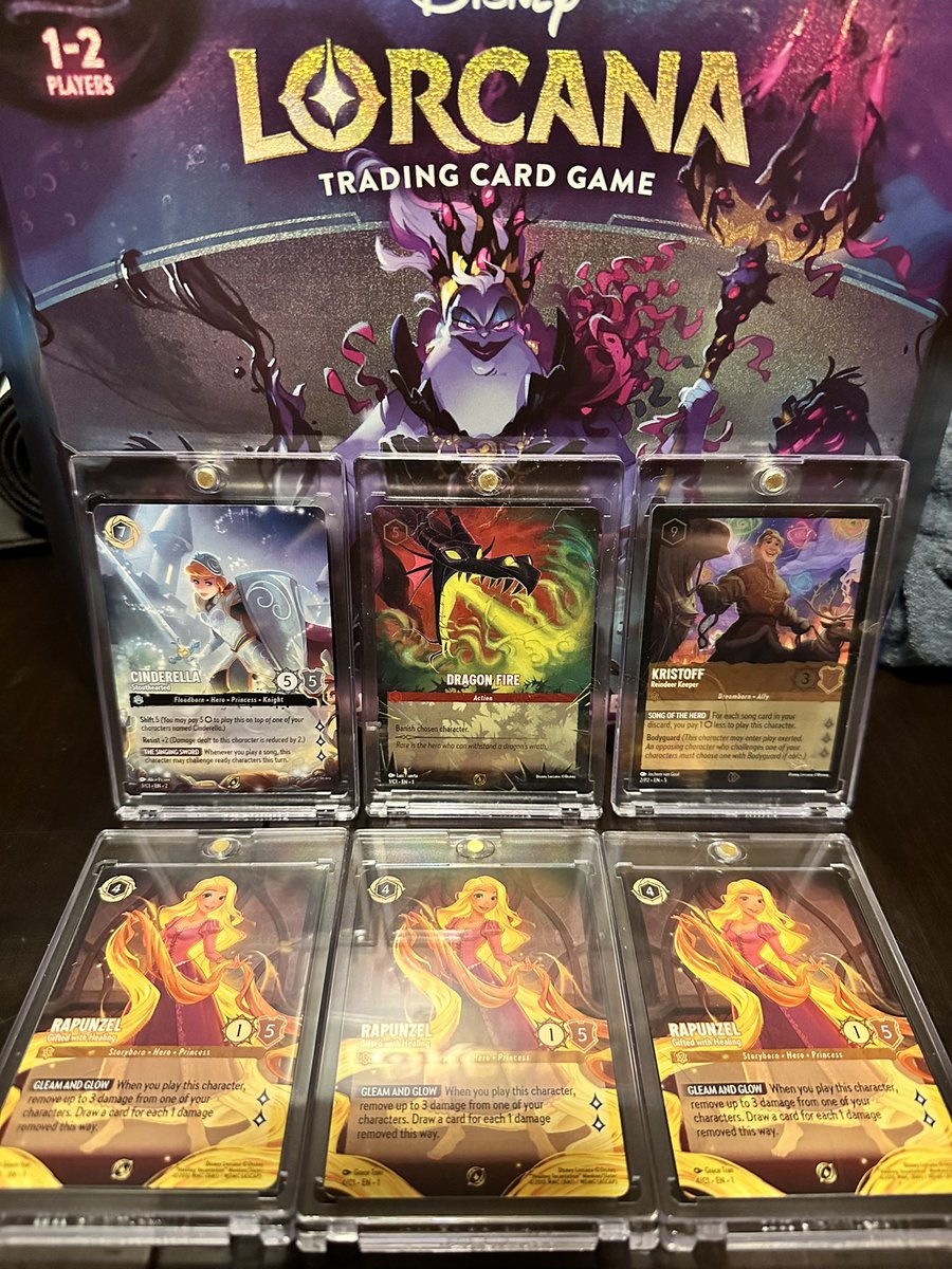 Not big on playmats so I used my tickets for cards instead! What a fun experience at my first #Lorcana DLC!