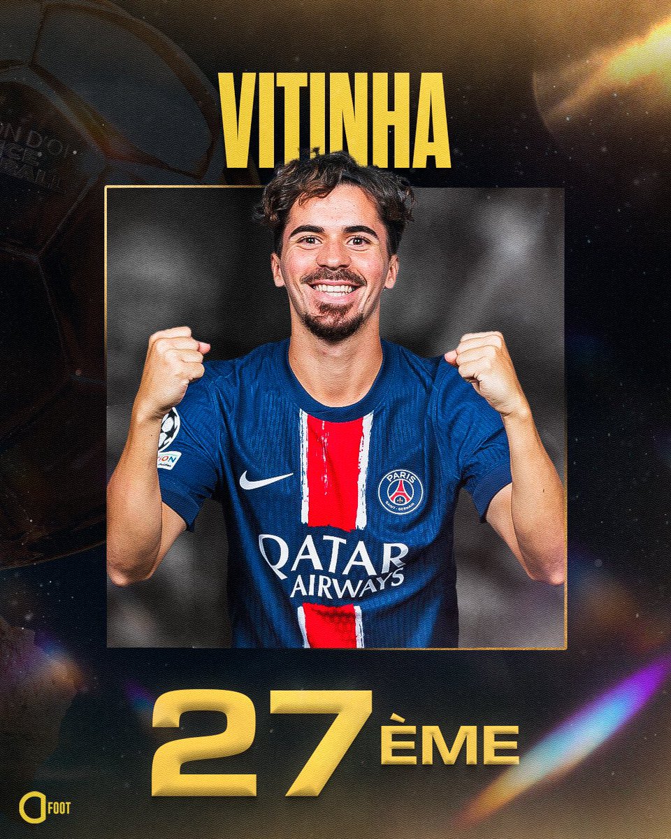 🚨 OFFICIEL ! 𝗩𝗜𝗧𝗜𝗡𝗛𝗔 🇵🇹 𝗘𝗦𝗧 𝗖𝗟𝗔𝗦𝗦𝗘́ 𝟮𝟳𝗲̀𝗺𝗲 𝗔𝗨 𝗕𝗔𝗟𝗟𝗢𝗡 𝗗'𝗢𝗥 𝟮𝟬𝟮𝟰 ! 🌕 

#BallonDor