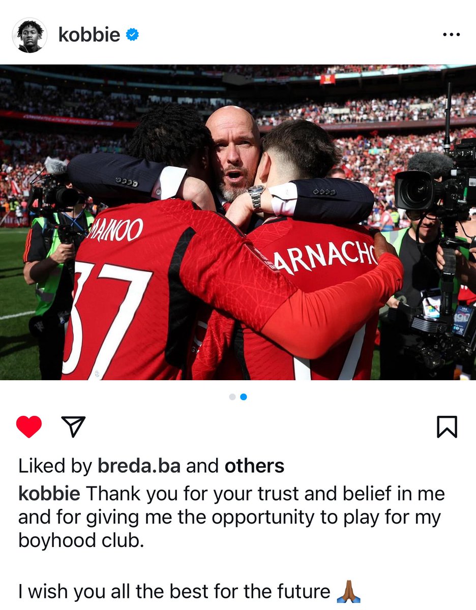 dipsMUFC's tweet photo. Kobbie ♥️ https://t.co/b4JpPjLDYx