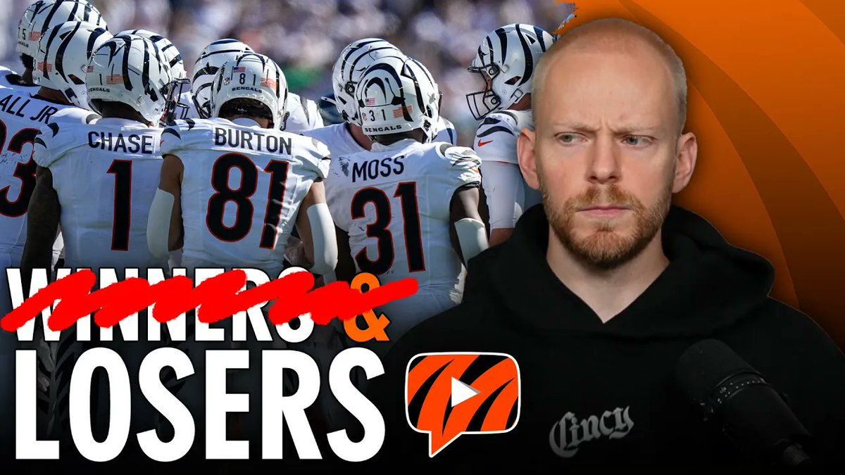 It's a day later and it doesn't feel any better... Here are our WINNERS and LOSERS after the #Bengals' UGLY loss to the #Eagles⬇️

🔗: youtu.be/1ysRJZbGQeo