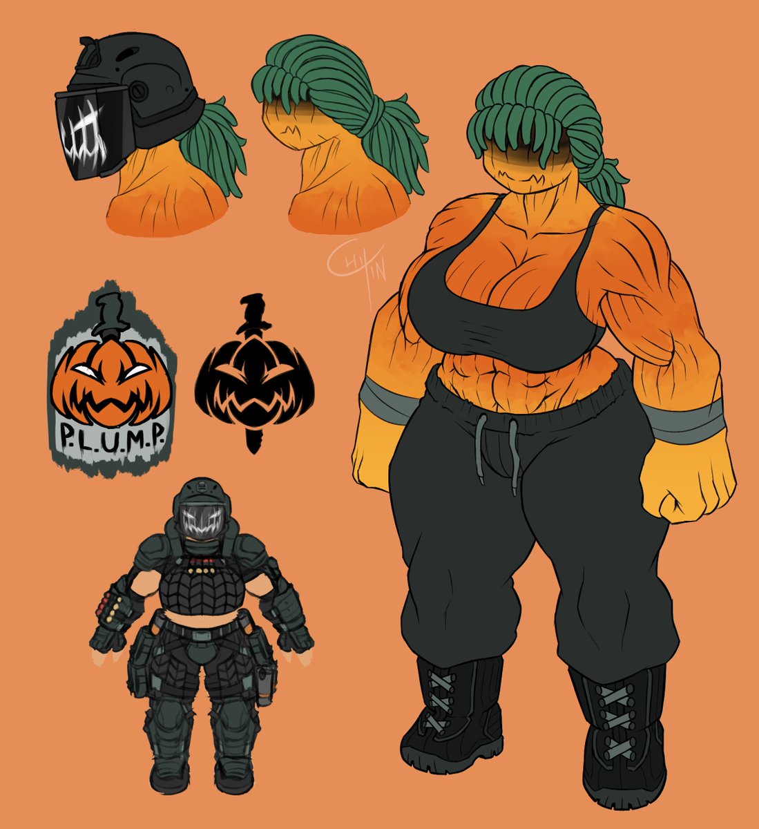 Pumpkin gal i drew a long time ago