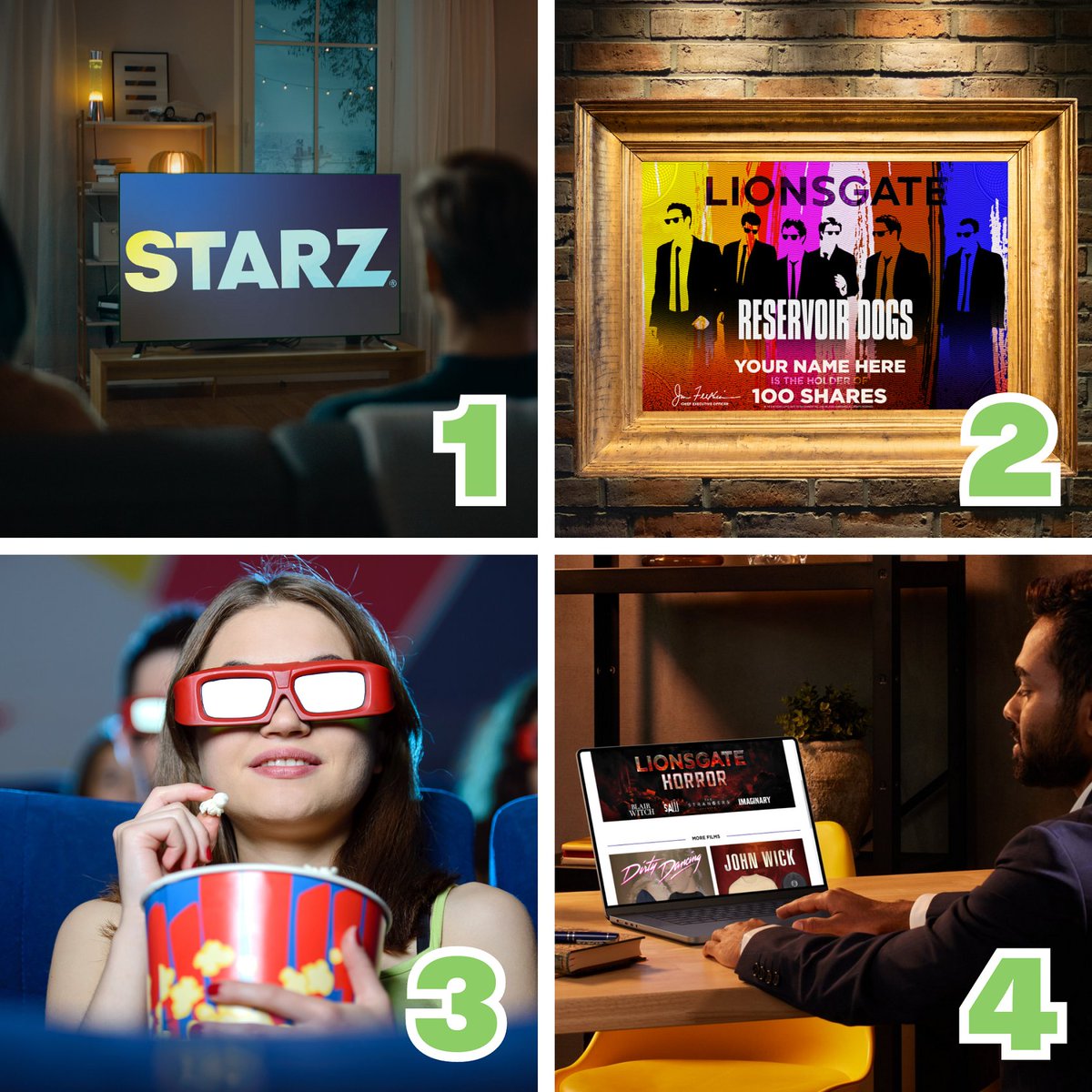 50% off a <a href="/STARZ/">STARZ</a> subscription, a custom limited edition stock certificate, $1 off movie tickets, or 20% off <a href="/Lionsgate/">lionsgate</a>'s online shop… Which $LGF perk is calling your name? tiicker.com/lgf $LGFA $LGFB