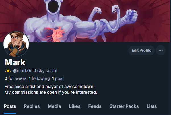 Mark0ut_'s tweet image. You can find me here too.
Let's hope the dreaded algorithm there is more merciful.