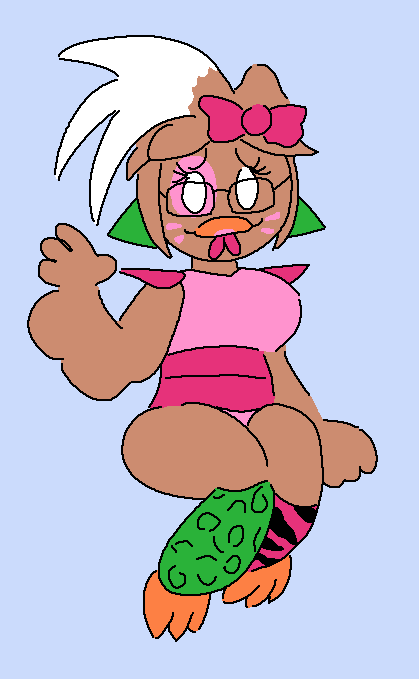 Happy Halloween!!! I wanted to try a new brush size so here's my sona in his silly costume :3