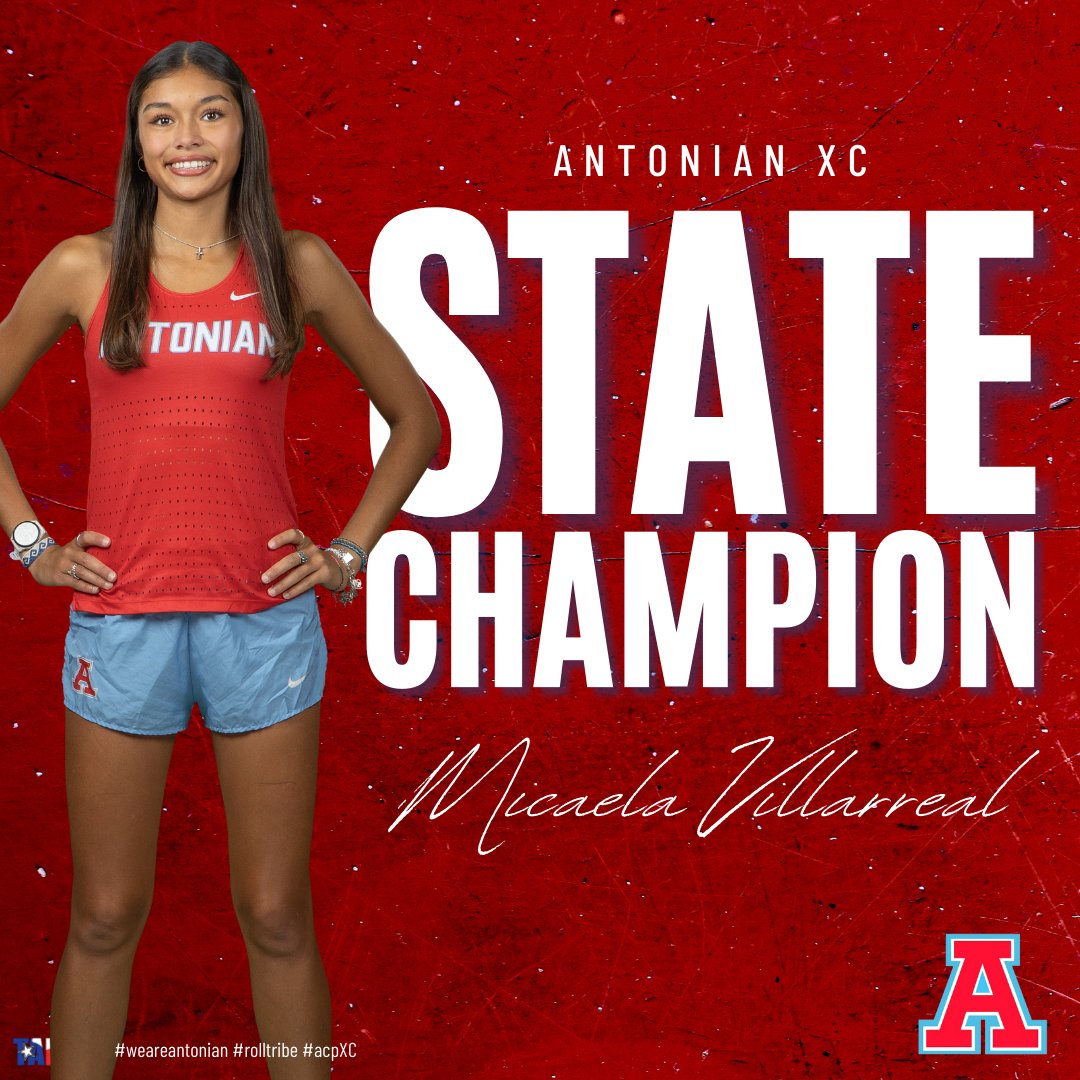 acpapaches's tweet image. 🏆TAPPS STATE CROSS COUNTRY🏆

Congratulations to Micaela Villarreal (State
Champion)!

#weareantonian #rolltribe #acpxc