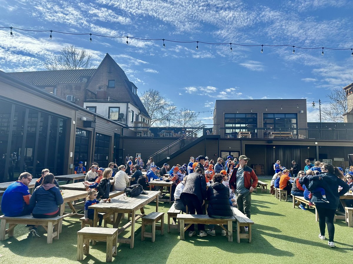 FCC is playoff ready &amp; so are we🟠🔵see you tonight for drinks &amp; food at 5!