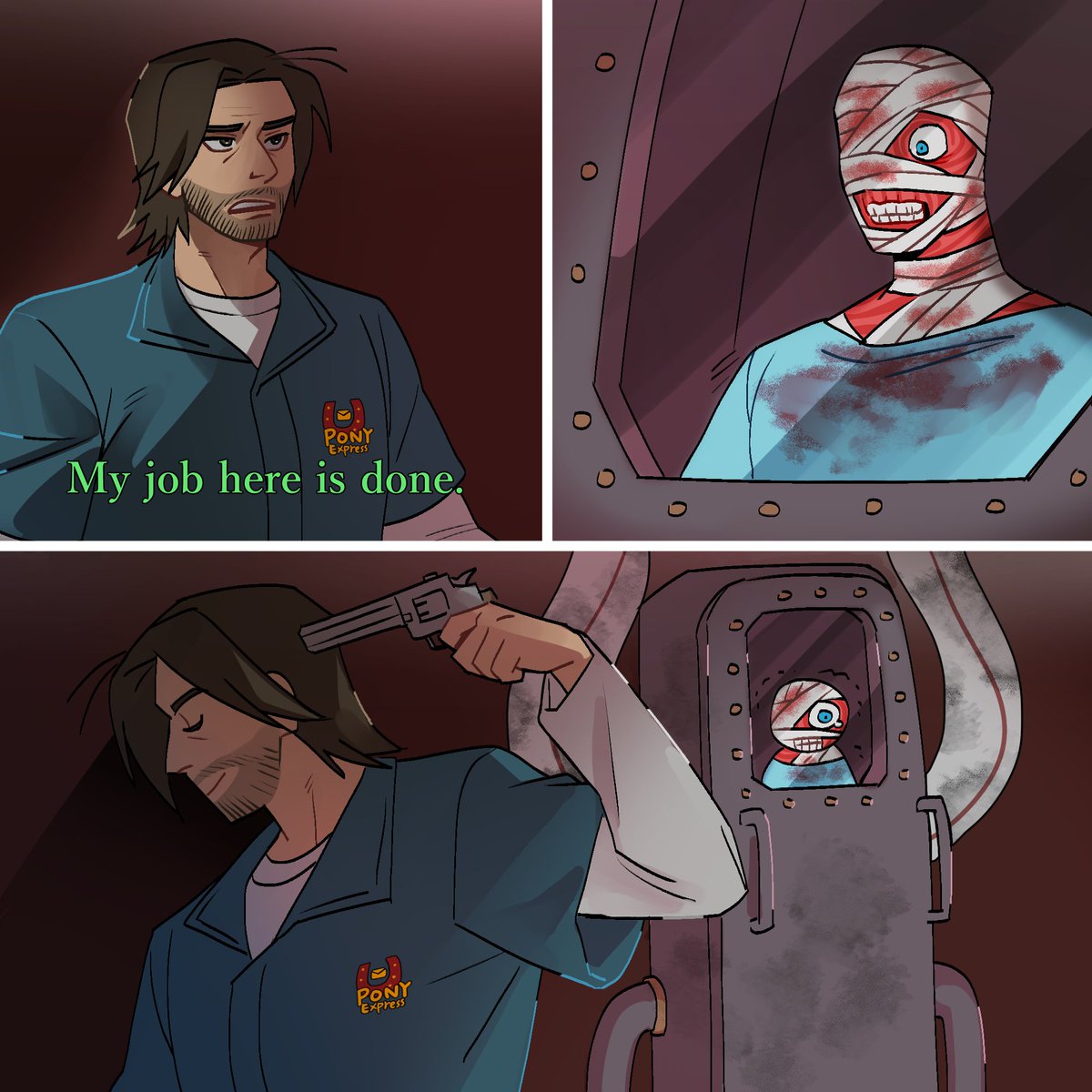 YOU DIDN'T DO ANYTHING YOU PIECE OF SHI-

#Mouthwashing