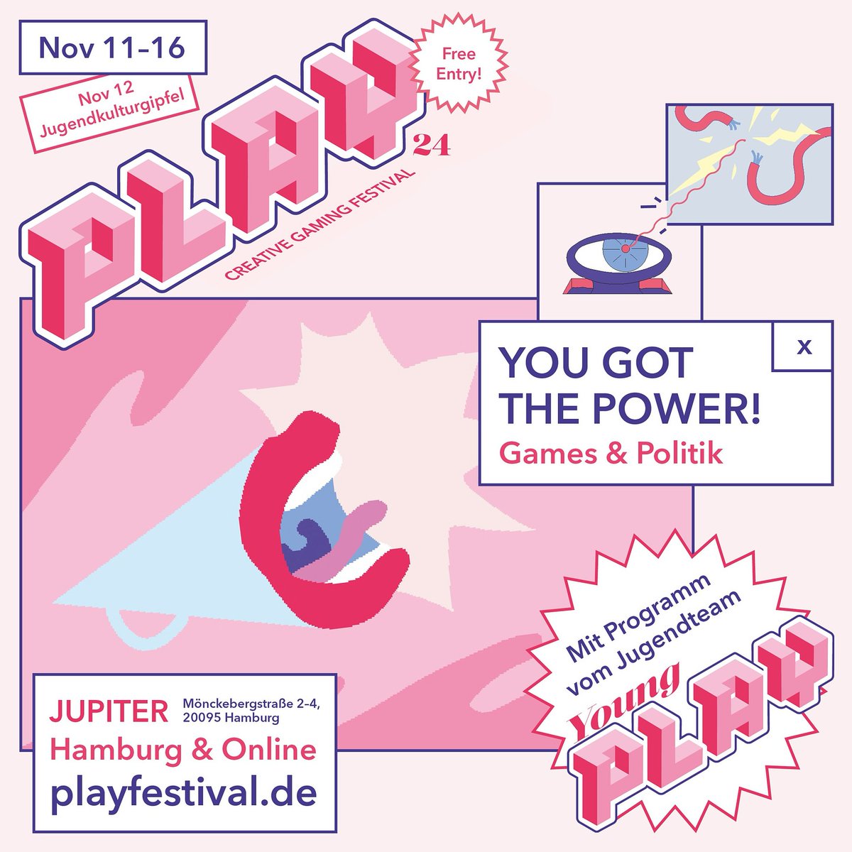 Claire Kwong (@clairebkwong) on Twitter photo Bonus event! I'll be remotely speaking at the Speaker's Corner at <a href="/_PLAYfestival/">PLAY - Creative Gaming Festival</a> in Hamburg, Germany, November 16 2:20 PM CET. Even if I can't be in two places at once, at least I'll be a few hours away in Dortmund! Bonus event! I'll be remotely speaking at the Speaker's Corner at <a href="/_PLAYfestival/">PLAY - Creative Gaming Festival</a> in Hamburg, Germany, November 16 2:20 PM CET. Even if I can't be in two places at once, at least I'll be a few hours away in Dortmund!
