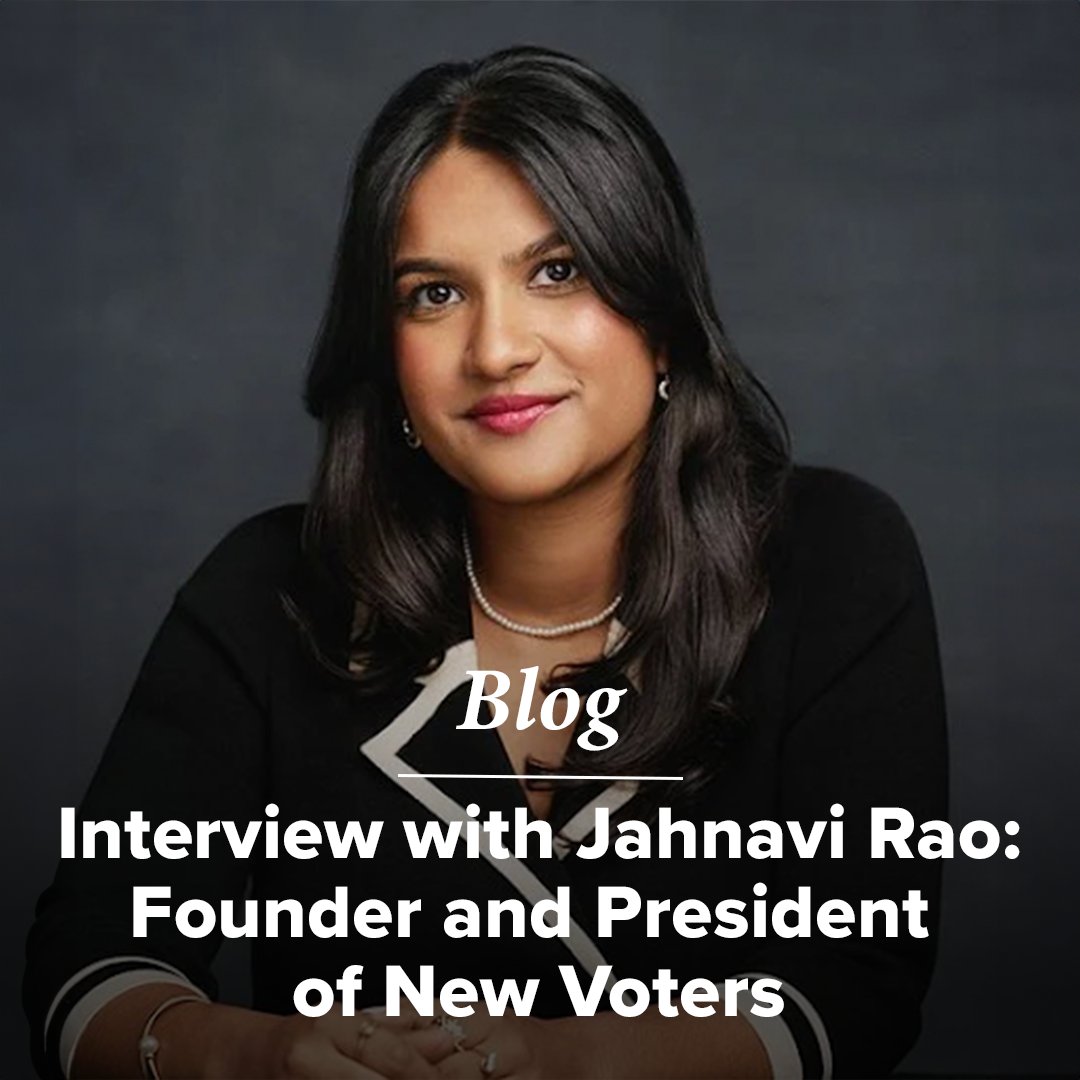 Jahnavi Rao is the President and Founder of <a href="/newvotersorg/">New Voters</a>, a youth-led national nonprofit that engages high school #students in over 500 #HighSchools across the country through #mentorship to make their voices heard in #politics. Read more 🗳️ kidsdiscover.com/teacherresourc…