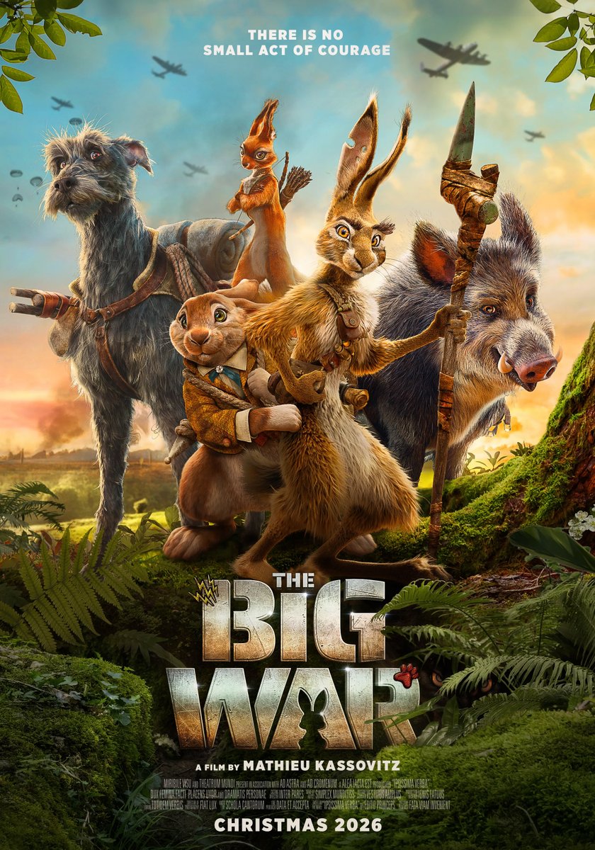 catsuka's tweet photo. First teaser poster for "The Big War" french hybrid movie by Mathieu Kassovitz, based on "The Beast is Dead" graphic novel by Calvo about World War II.
The announced budget is 30 million euros, which is very high for a French film, and even a European one.
https://t.co/5BhwGxEoQN https://t.co/kPw9lr5Njx