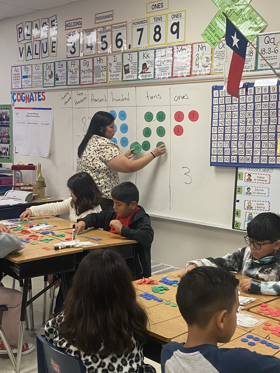 mimartin08's tweet photo. I spy instructional planning in π¬! The teacher modeled with her own place value disks π΄π΅βͺοΈπ’ and each student had their own disks to use for solving 3-digit subtraction problems. Connecting the Concrete to Algorithm! #GISDMathCounts #DoTheMath @Carver_Tigers @TraciVickery https://t.co/TqFwH86LFJ