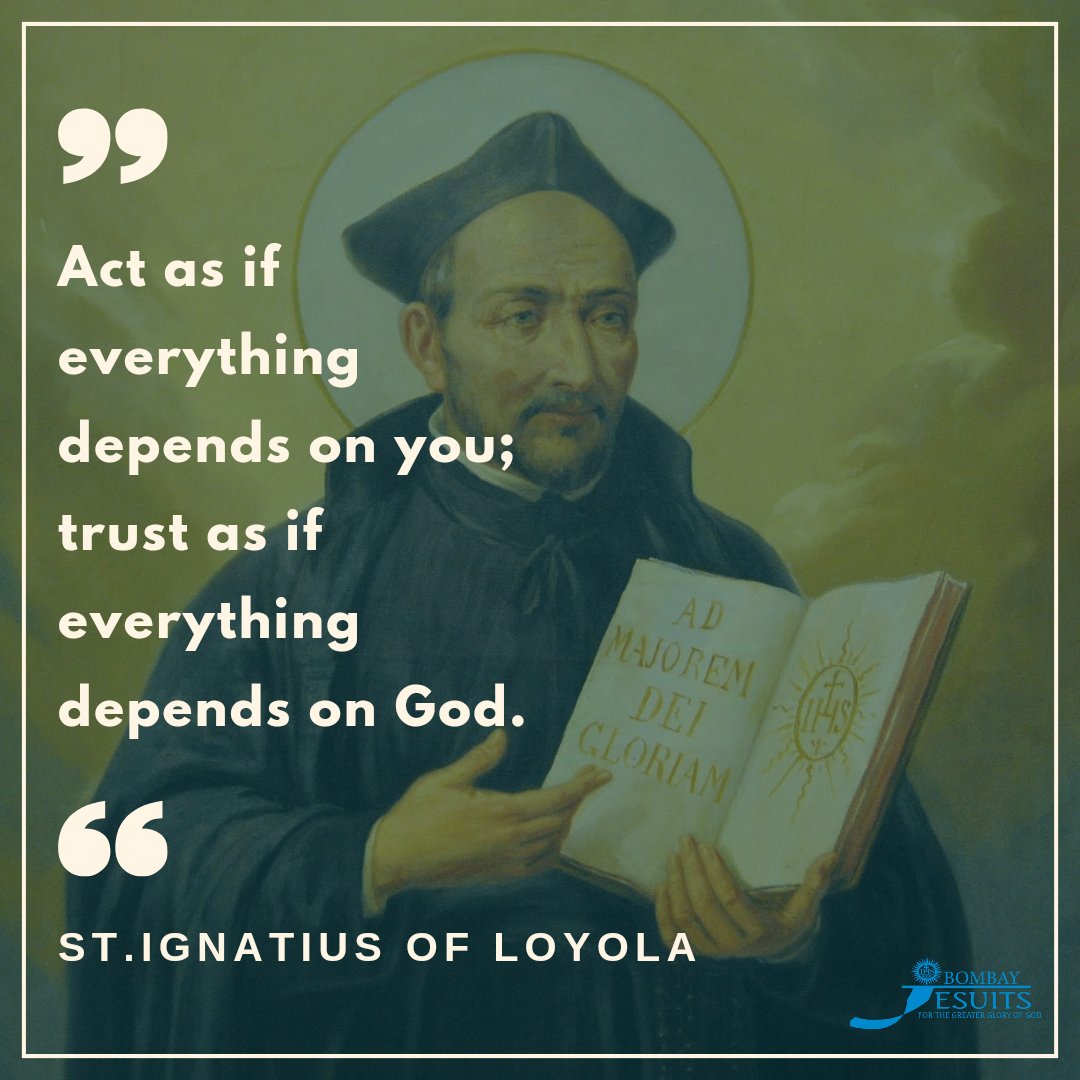Trust God completely 

#jesuits #churchsaints