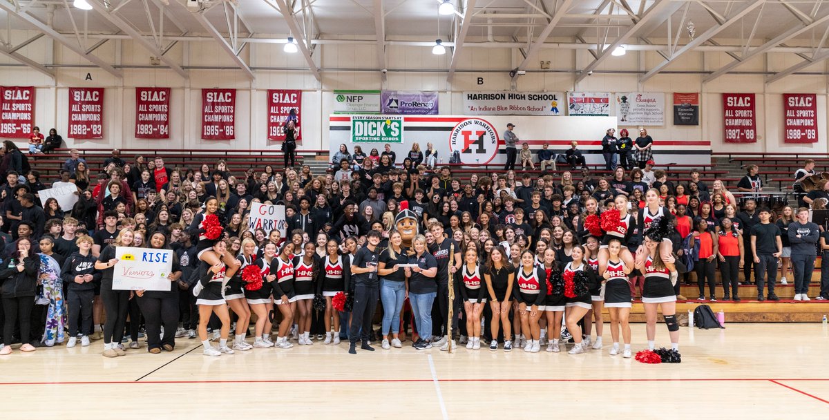 🏆 WARRIORS WIN! We are thrilled to announce that <a href="/EVSCHarrison/">Harrison High School</a>  has won the 10th annual <a href="/14News/">14 News</a>  Sunrise School Spirit Challenge! 💪
Our incredible Warrior community came together to collect an amazing 18,139 pounds of food for the Tri-State Food Bank! This tremendous effort not