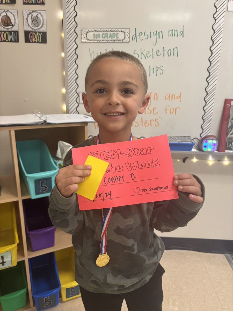 Stephens_STEM's tweet photo. Monday STEM Stars ⭐️⭐️⭐️ @WakelonES https://t.co/XJ8Y6aYWA2