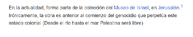 elexpositor2's tweet photo. @MozoYefimovich El ptisimo editor medio de wikipedia campeando para soltar factos en cualquier momento https://t.co/0QXfxEmCVr