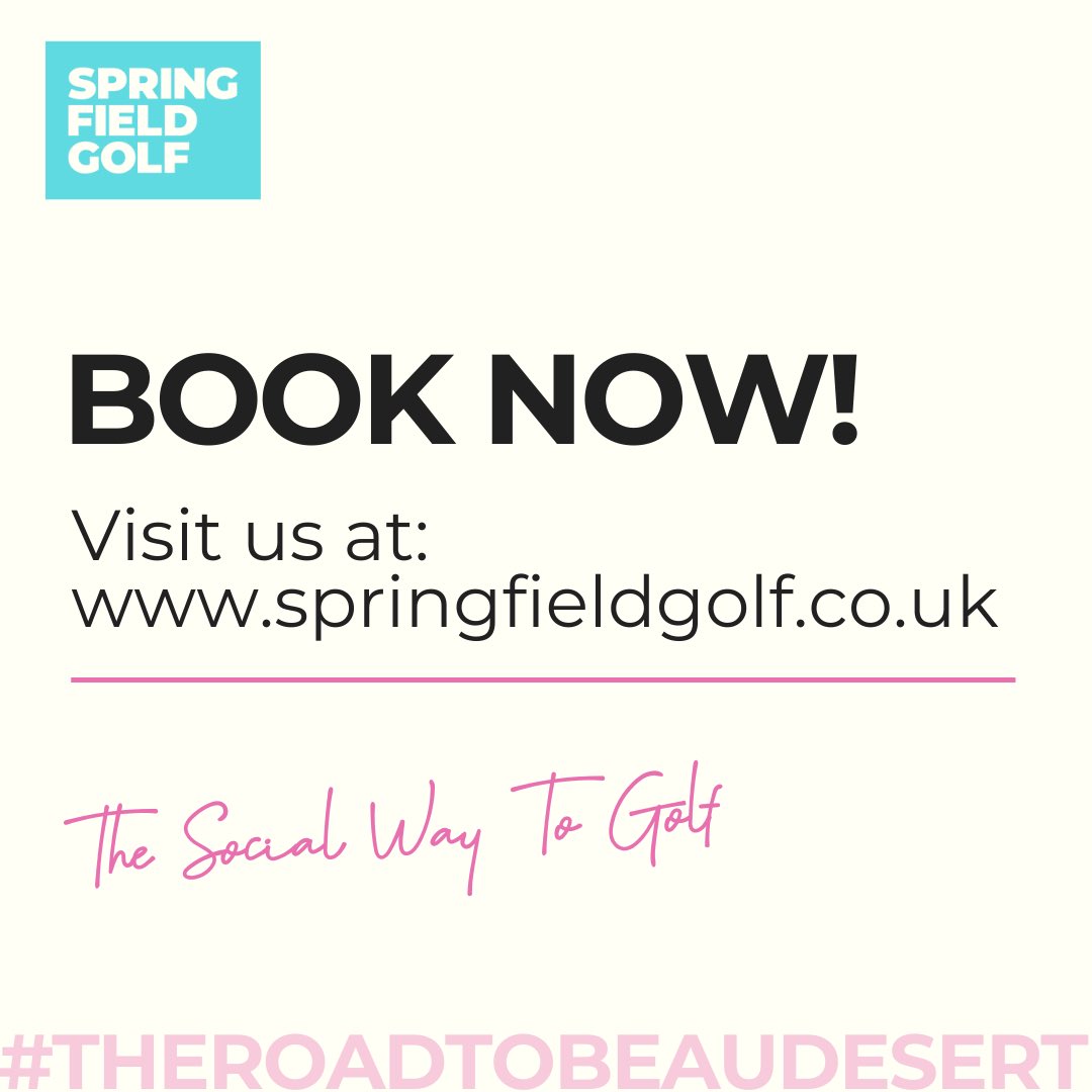 spr1ngfieldgolf's tweet image. 🚨𝐓𝐢𝐜𝐤𝐞𝐭𝐬 𝐨𝐧 𝐒𝐚𝐥𝐞 𝐍𝐨𝐰!🚨

Early-bird tickets for the ‘𝐑𝐨𝐚𝐝 𝐓𝐨 𝐁𝐞𝐚𝐮 𝐃𝐞𝐬𝐞𝐫𝐭’ 𝟐𝟎𝟐𝟓 are now LIVE ⛳️

We expect these to go quickly so make sure to grab one while they’re hot.

8 national qualifiers across the UK all leading to our grand finals day…