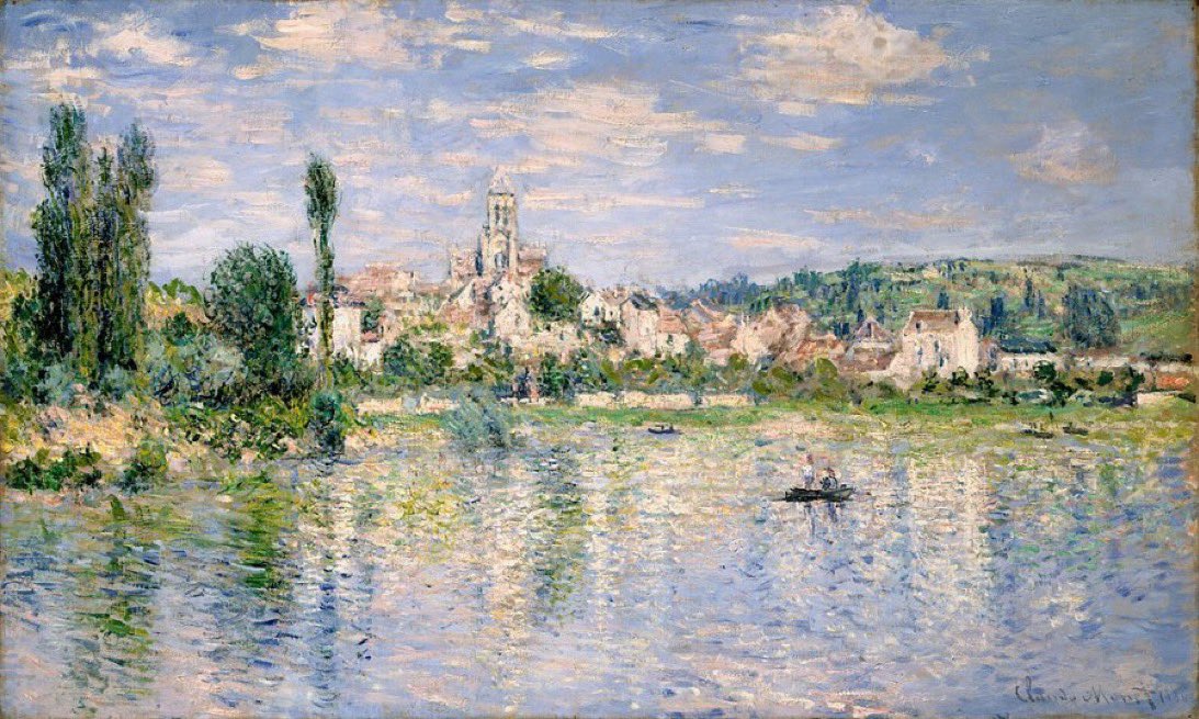 allontanarsio's tweet photo. Claude Monet's riverside paintings https://t.co/tfAlRuGyVU