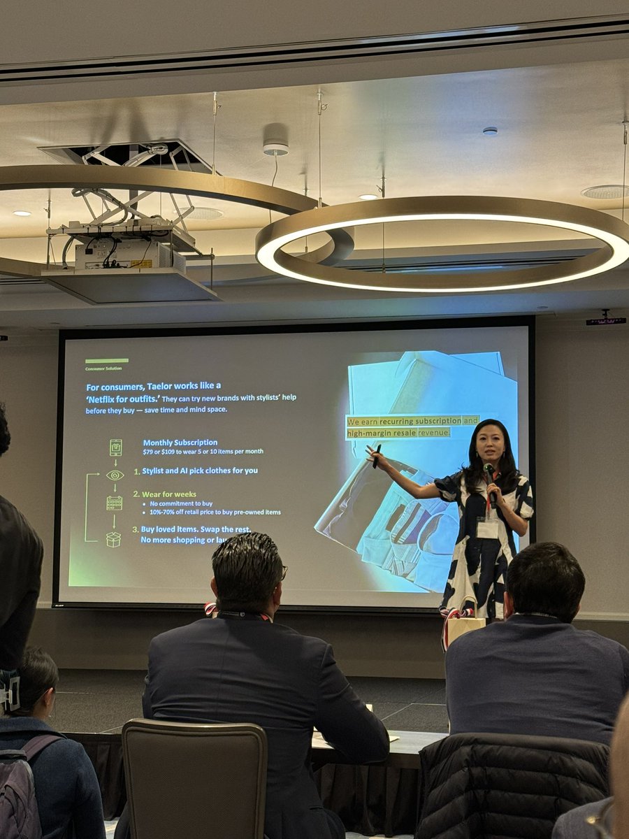 Honored to be a finalist at the Pitch Perfect competition by Vietnamese American Business Association! At Taelor, we’re using #AI to help men look great with our clothing rental service, reducing waste and championing #Sustainability. Proud to represent #WomenInTech, the #Asian