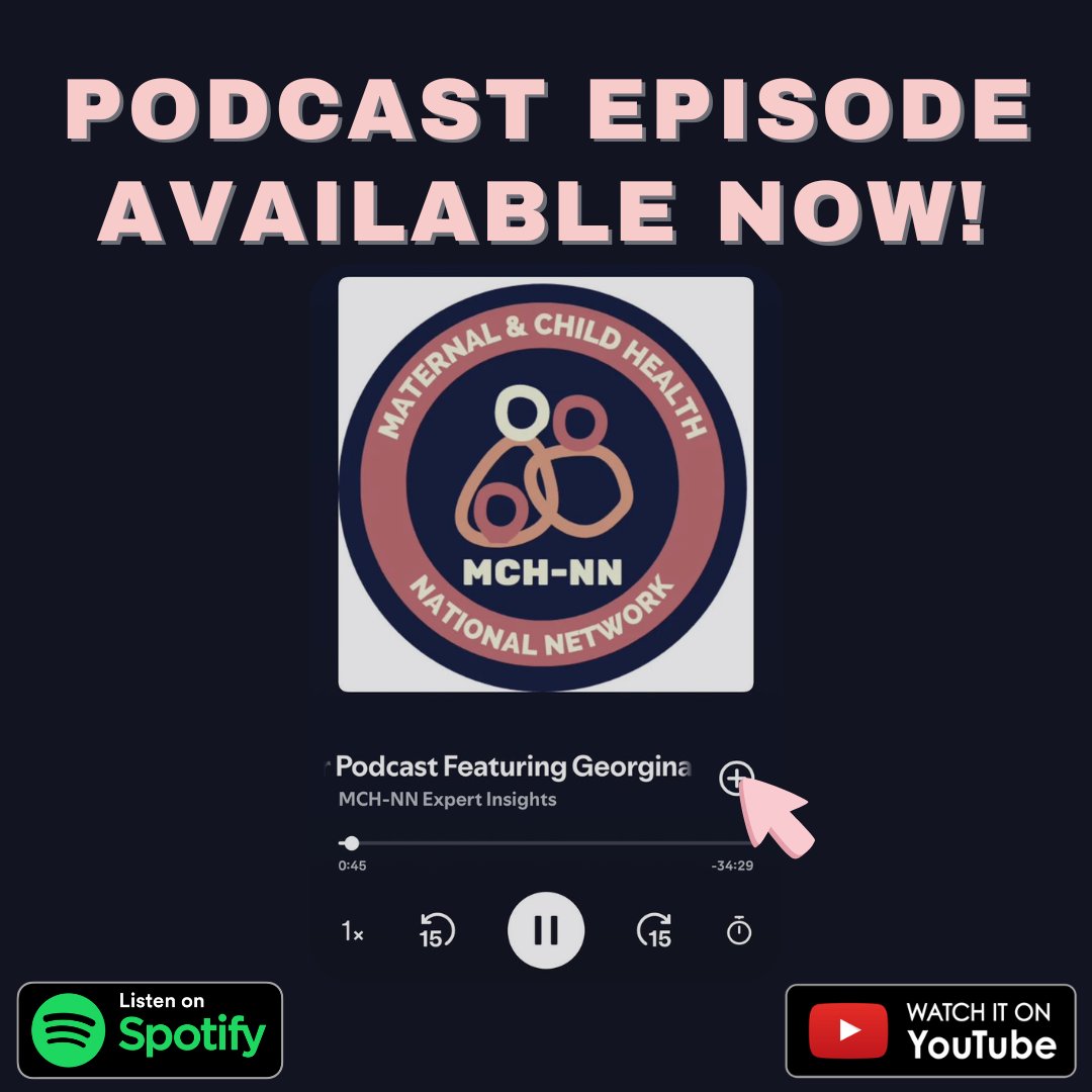MCHNetwork's tweet photo. Check out our first podcast episode on MCH needs after #HurricaneHelene! Georgina Dukes-Harris, a health equity advocate from South Carolina, joins us to discuss how to protect communities in times of crisis. Available now on #Spotify and #YouTube, see link in bio. https://t.co/E8Q4chCECJ