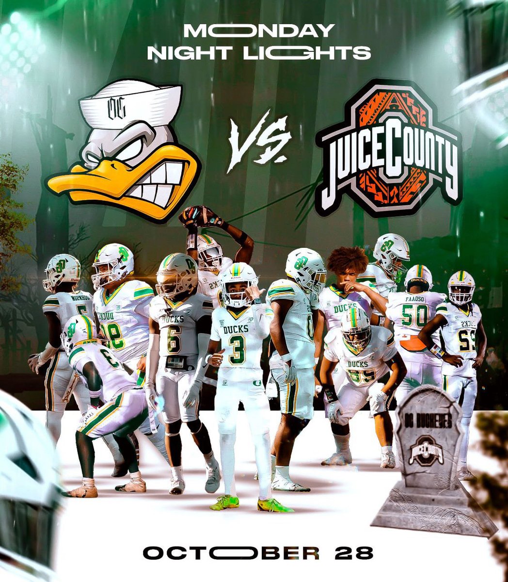 Donavon_71's tweet photo. Monday Night Lights! #5 OG Ducks vs #1 OC Buckeyes
6:30 PM Huntington Beach High! https://t.co/IUscRlCtE0