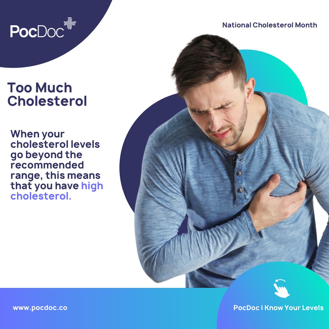 🫀October is National Cholesterol Month

👉As we highlight the importance of knowing your cholesterol levels this month, it is important to know what cholesterol actually is.

🟣 pocdoc.co/articles/do-yo…