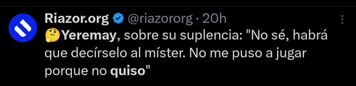 MenDePerilla's tweet photo. Sirva este tuit para poner en contexto lo de la prensa que comentaba esta mañana. 

Ayer nada más acabar el partido empezó el spam con este "titular" sacadisimo de contexto, no se leía otra cosa. Recortar este trozo y vender que no hay maldad es tomar por tonta a la gente. https://t.co/8hpYF3mlMn