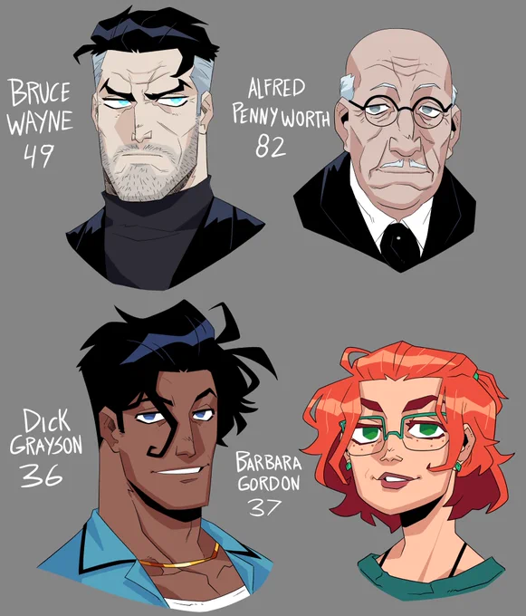 Here's the batfamily because my brain is chemically unbalanced 