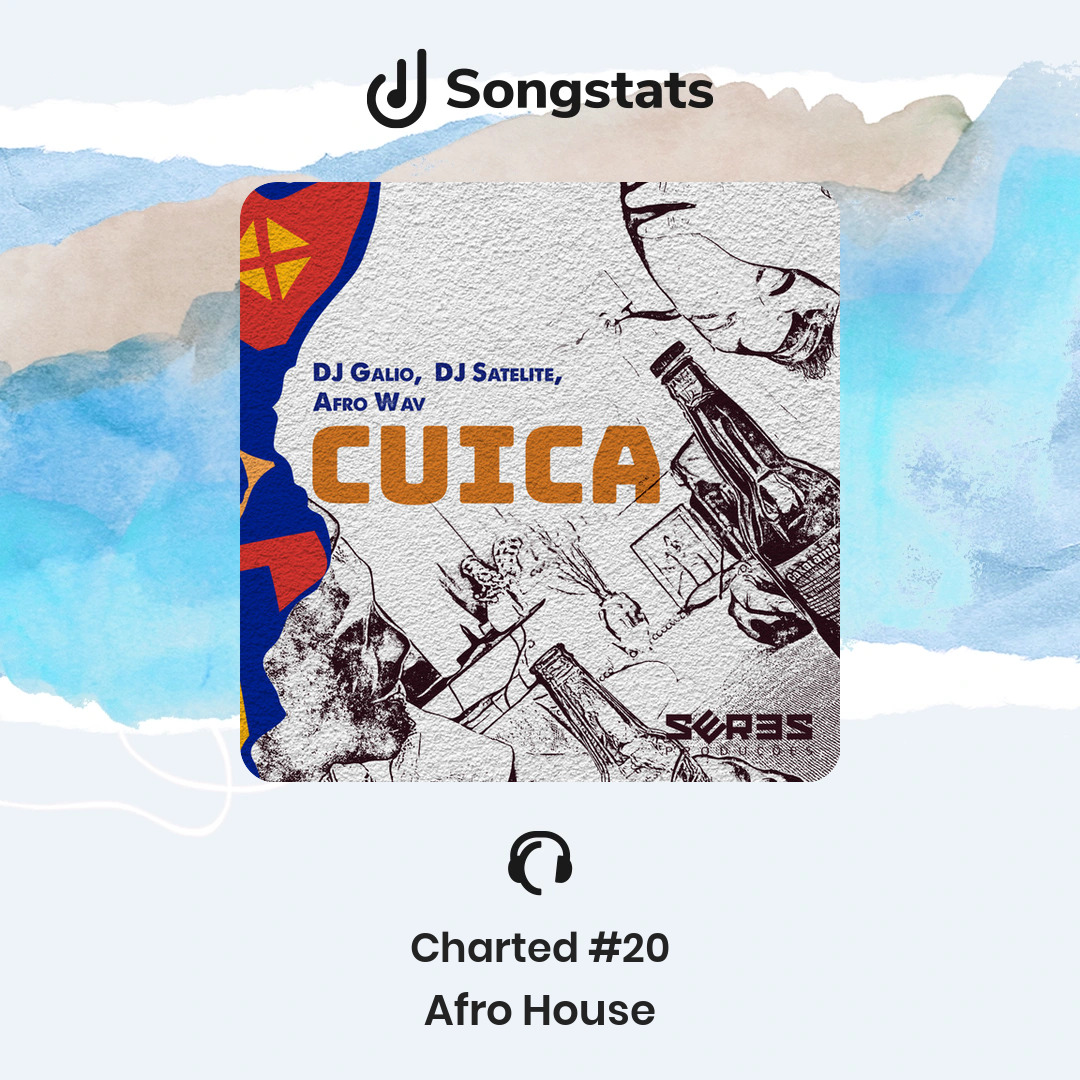 Songstats (@songstatsapp) on Twitter photo <a href="/djsatelite_/">DJ Satelite - RAIZES Album</a> Aww yeah!! Did you know that "Cuica" reached #20 in the Afro House Charts on Traxsource! See immediately what's happening with your tracks on Songstats. <a href="/djsatelite_/">DJ Satelite - RAIZES Album</a> Aww yeah!! Did you know that "Cuica" reached #20 in the Afro House Charts on Traxsource! See immediately what's happening with your tracks on Songstats.