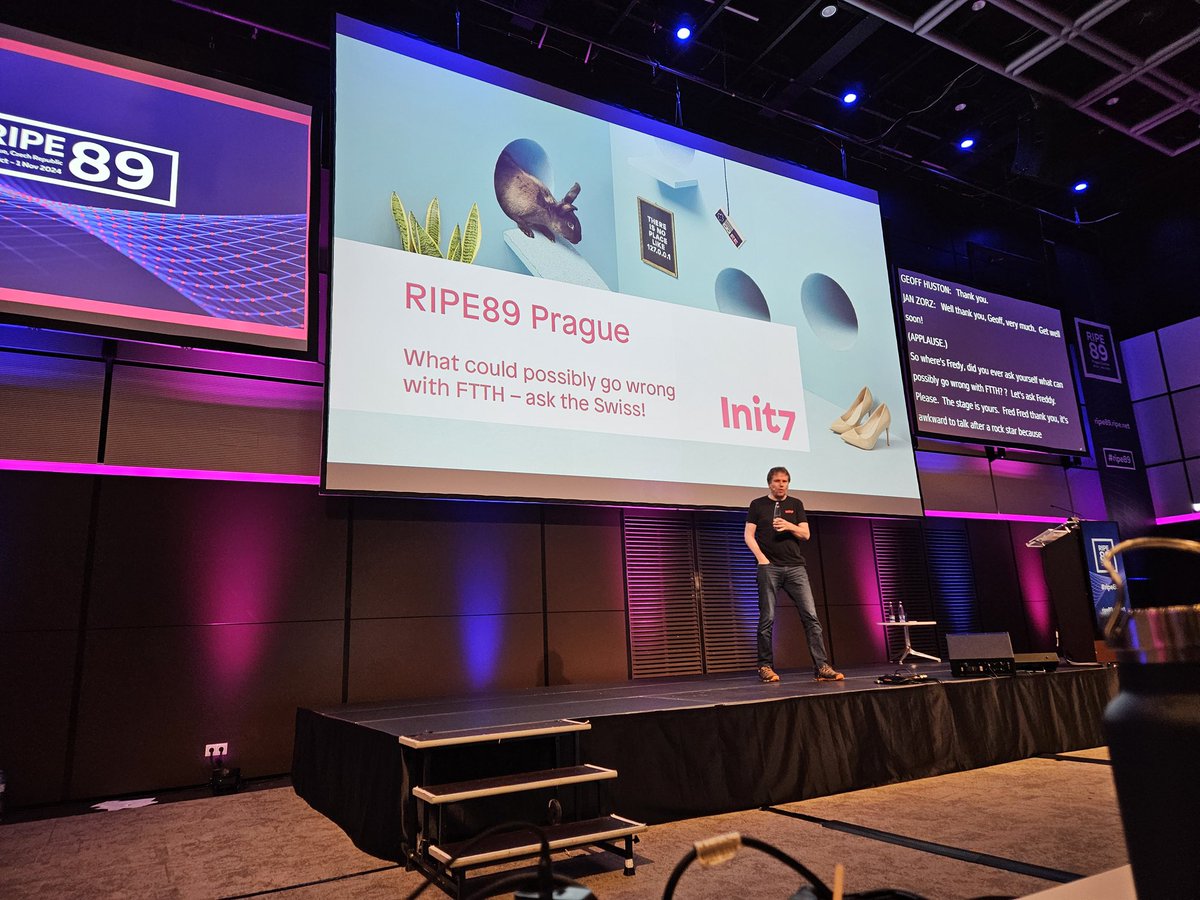 kuenzler's tweet photo. The presentation slides and the video of my talk «What could possibly go wrong with FTTH – Ask the Swiss!» at #RIPE89 in Prague are now online.

https://t.co/sunISzXsf8 https://t.co/4NGK1WnH08