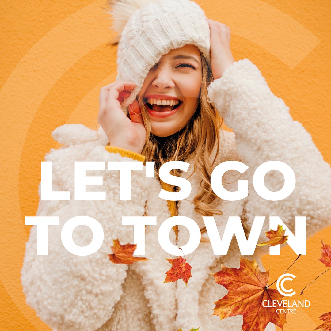 Wrap up warm and Let’s Go To Town this Autumn. 

#Autumn #Retail #Middlesbrough