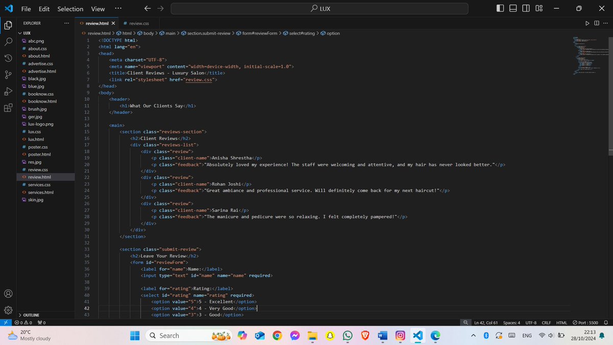 Deadly_ruch's tweet photo. 30 days learning of web development with #LearningUtsav on day26. I have completed my #LUD26 working on new webpage. Having fun with
@LearningUtsav
#FestivalOfLearning https://t.co/m6x29bADCx