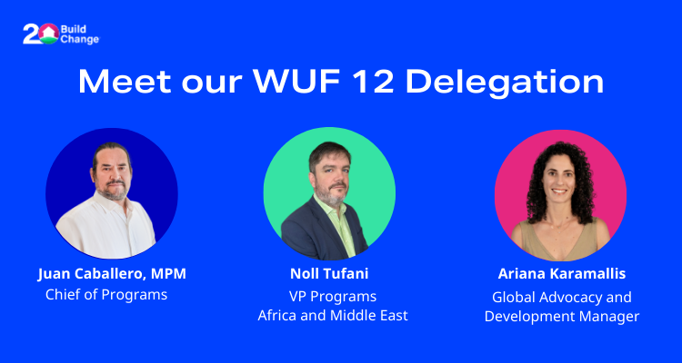 This year, the World Urban Forum returns to Africa for the first time in more than two decades. Build Change will be at #WUF12, demonstrating how we are scaling learnings from #20YearsofImpact around the globe to advance #resilienthousing in Africa and beyond.